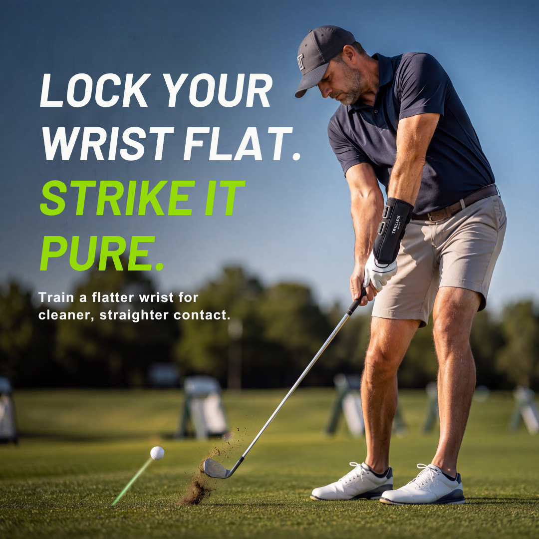 Wrist Trainer worn over a golf glove