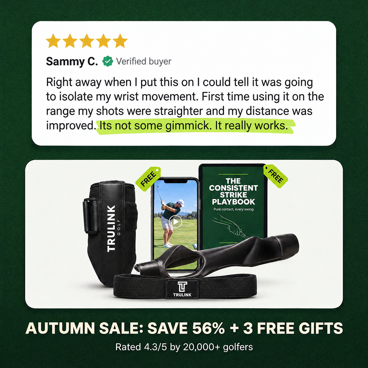 Autumn sale: save 56% plus 3 free gifts